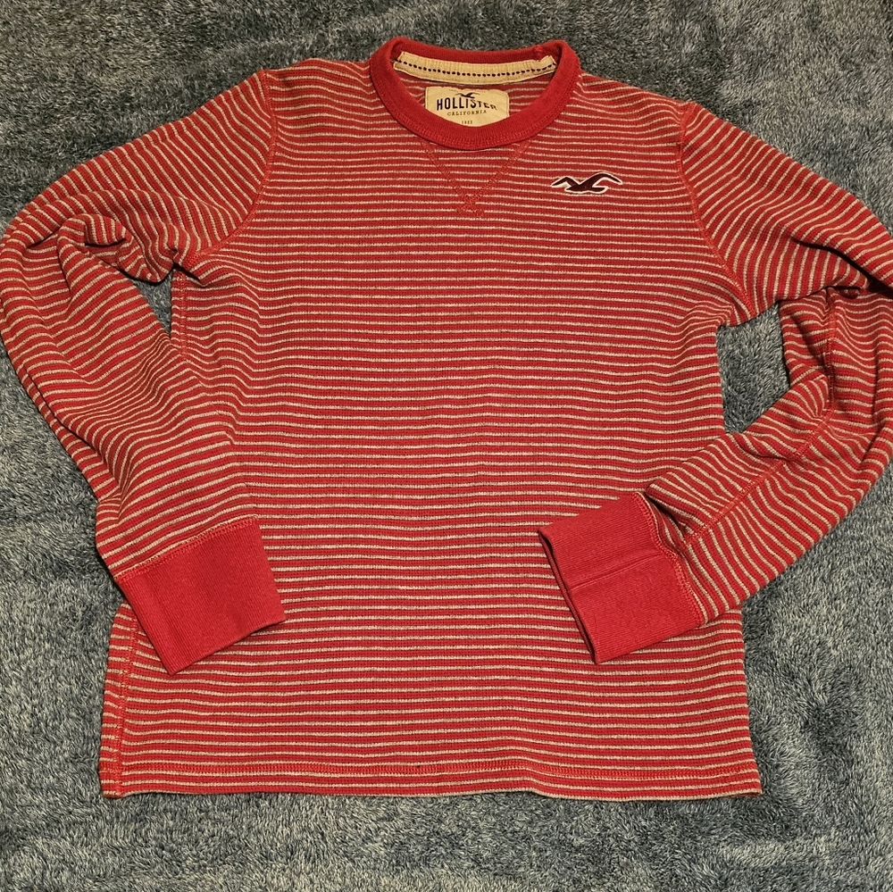 Hollister Mens Longsleeve Thermal Shirt